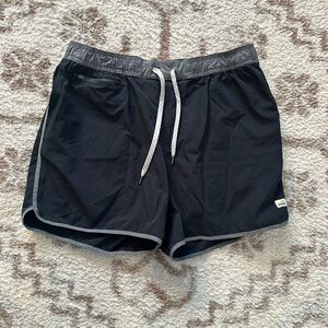 Vuori Charcoal Gray Athletic Shorts